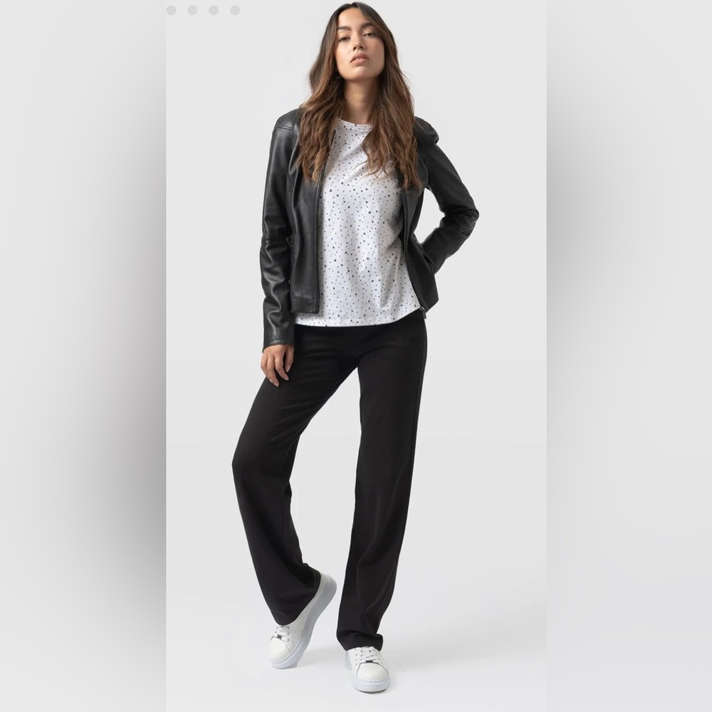 Saint and Sofia Apartment Pant Black Size 4 lnseam 28” NWT